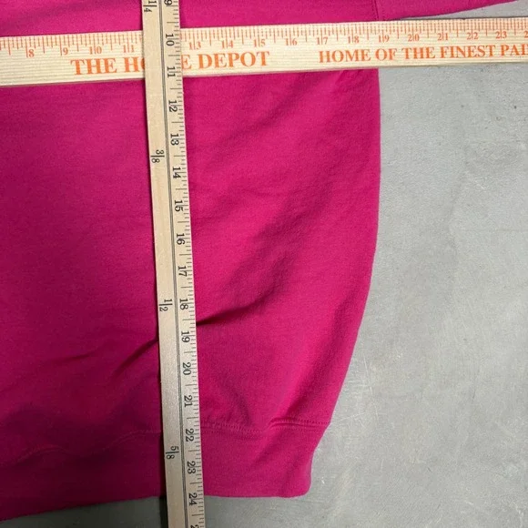 Lululemon Graphic Crewneck Sweatshirt Pink Logo Pullover Women Size Medium - Picture 4 of 4